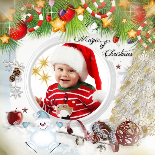 Magical Merry Xmas Photo Frame iOS App