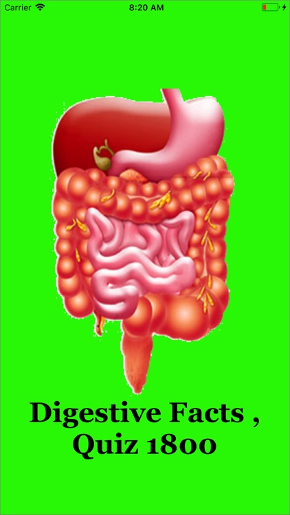 Digestive Facts & Quiz 1800