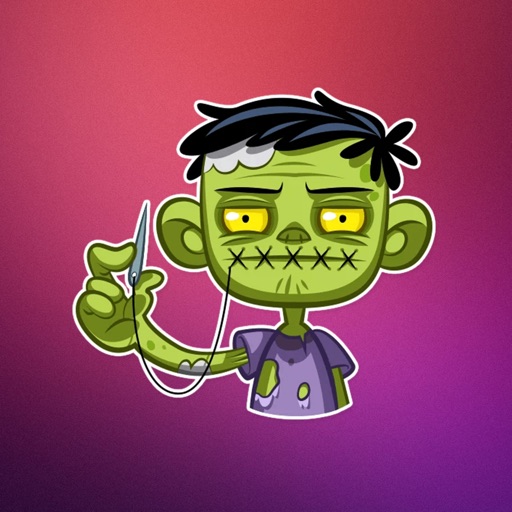 Crazy Frankenstein Halloween icon