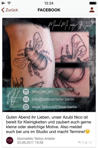 Tattoo ARTelier by Murmel screenshot 4