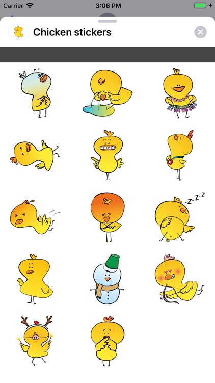 Chicken stickers pack