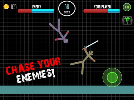 Stickman Fighting 2 Player Warriors Physics Games