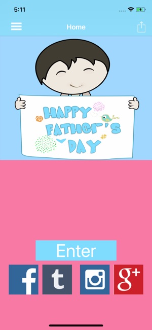 Happy Father Day Greeting Card