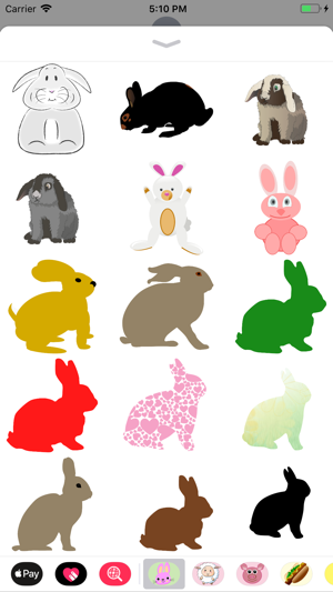 Bunny Rabbit Sticker Pack(圖5)-速報App