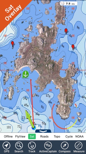 Adriatic sea HD Nautical Chart