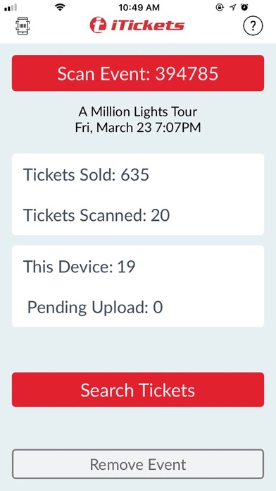 How to cancel & delete iTickets Scanner from iphone & ipad 1