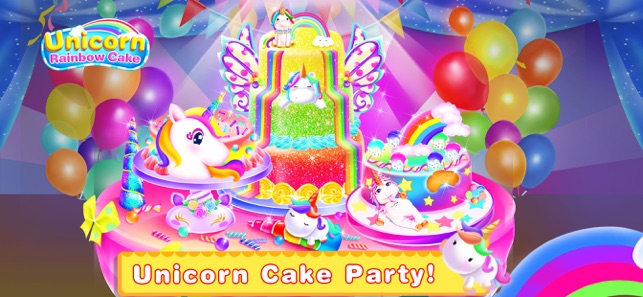 Unicorn Food-Cake Bakery Games