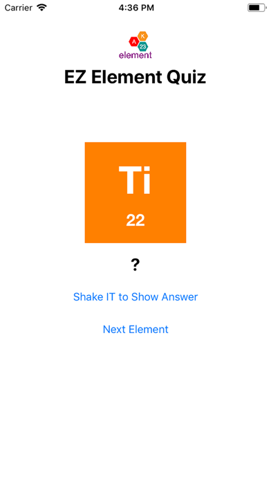 EZ Element Quiz screenshot 3