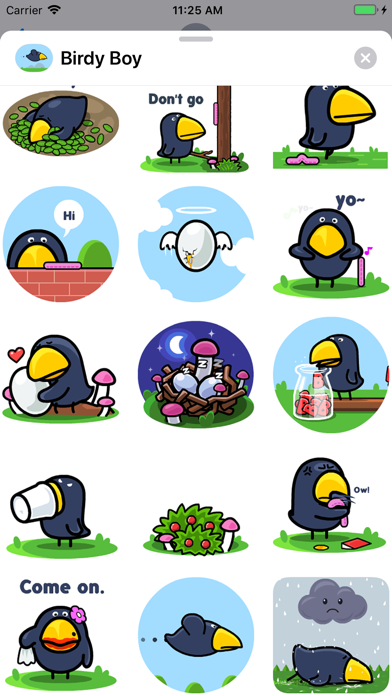 Birdy Boy Animated Stickers screenshot 2