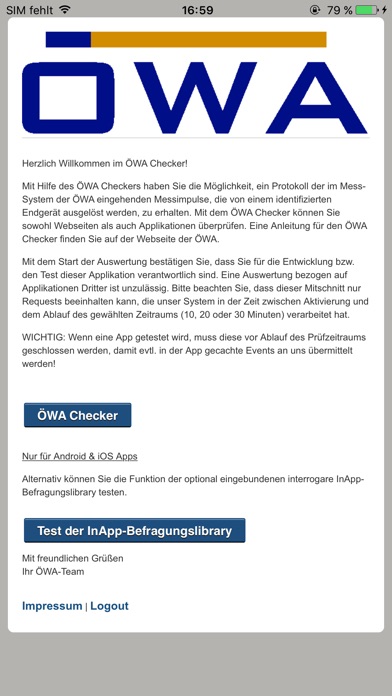 ÖWA-Checker screenshot 2