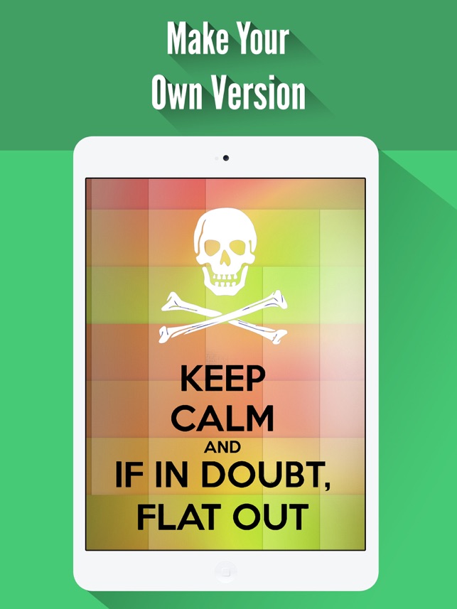 keep calm creator poster