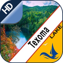 Lake Texoma gps offline nautical chart for boaters