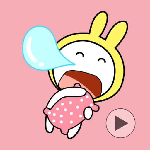 Rascal Rab - Rabbit Emoji GIF