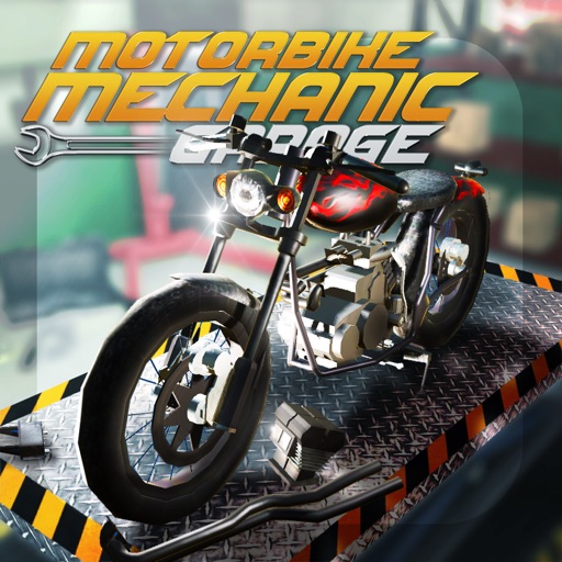 Motorbike Mechanic Garage Icon