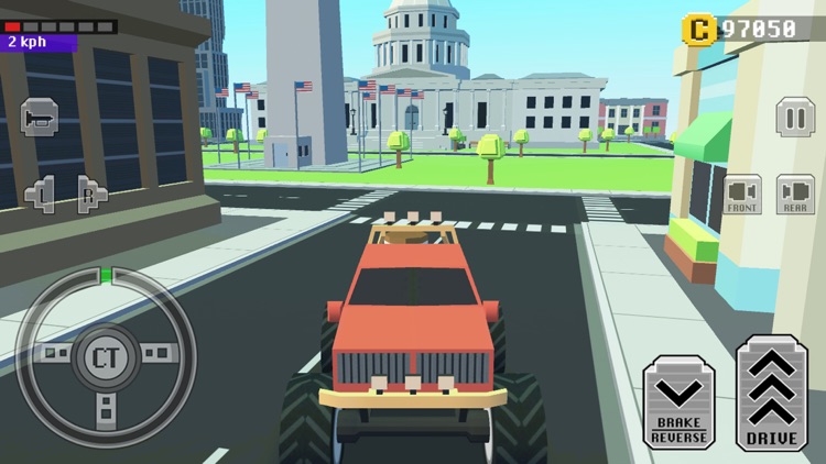 Car Driving in Crazy Town screenshot-0