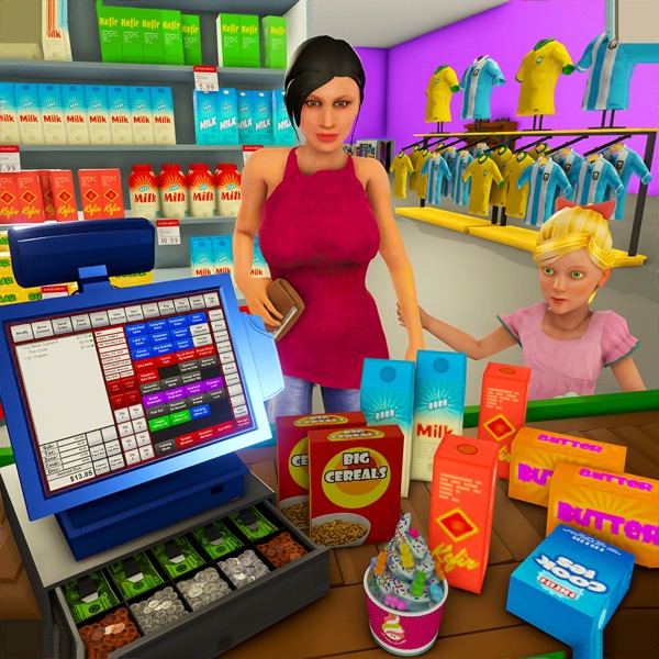 SUPERMARKET SHOPPING GAMES 3D