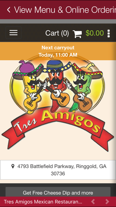 How to cancel & delete Tres Amigos Mexican Rest. Inc from iphone & ipad 4