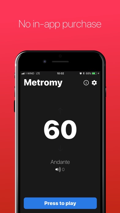 Metromy - portable metronome screenshot 4