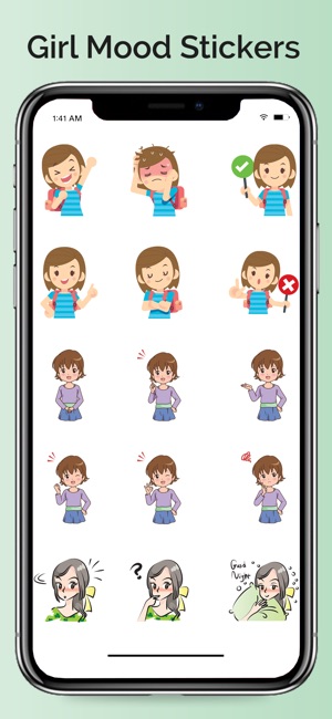 Girlish Mood Stickers(圖2)-速報App