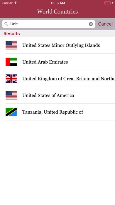Countries of World screenshot 3