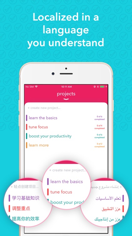 Focus - tasks, projects, notes