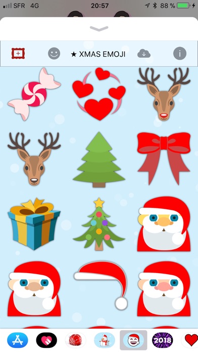 クリスマス絵文字 • Stickersのスクリーンショット4 クリスマス絵文字 • Stickersのスクリーンショット4