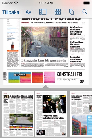 Göteborgs-Posten E-tidning screenshot 4