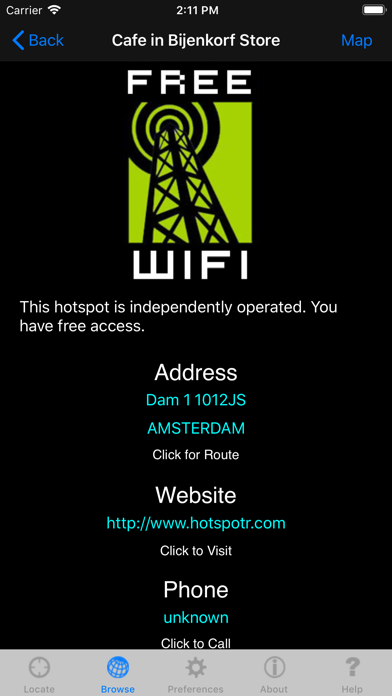 Free WiFi Screenshot 2