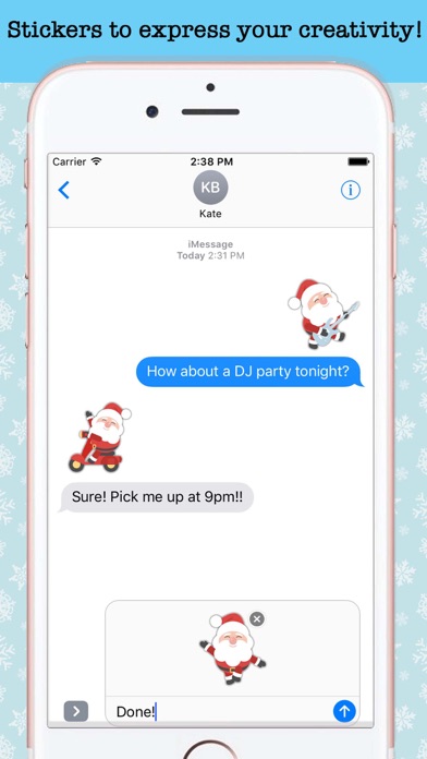 Christmas Santa Emoji Stickers screenshot 4