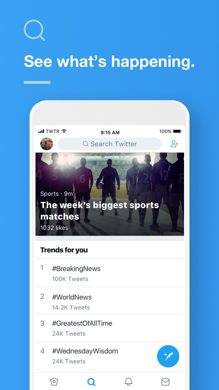 Twitter Labs screenshot 1 - iOS app interface