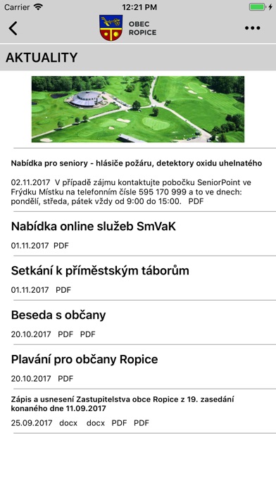 Obec Ropice screenshot 2