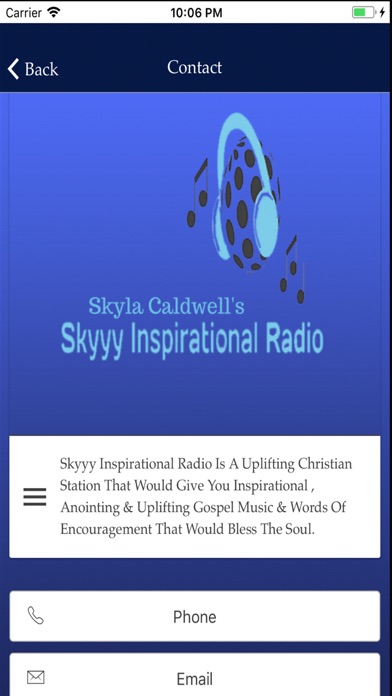 Skyyy Inspirational Radio screenshot 3