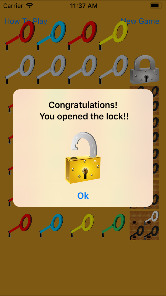 Unlock it with right Keys