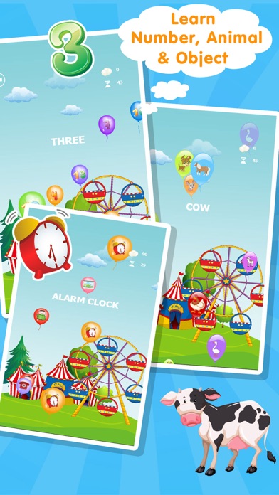 Circus Animal Balloon Popping screenshot 3