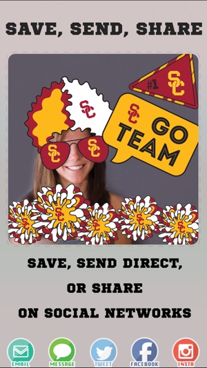 USC Trojans PLUS Selfie Stickers(圖4)-速報App