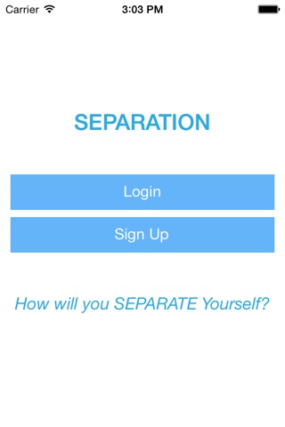 Separation App screenshot 2