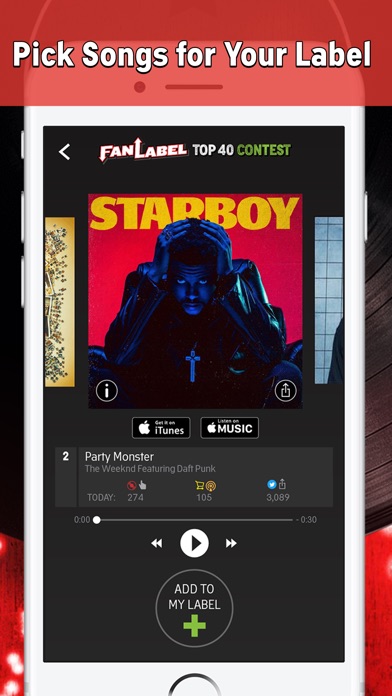 FanLabel: Daily Music Contests screenshot 2