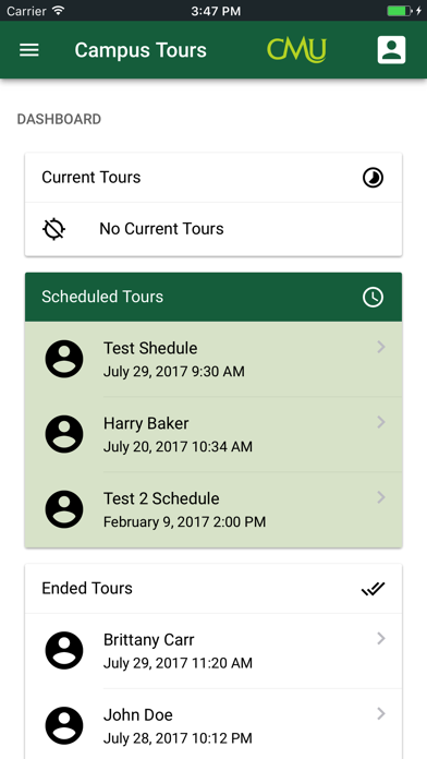 How to cancel & delete Campus Tours CMU from iphone & ipad 1