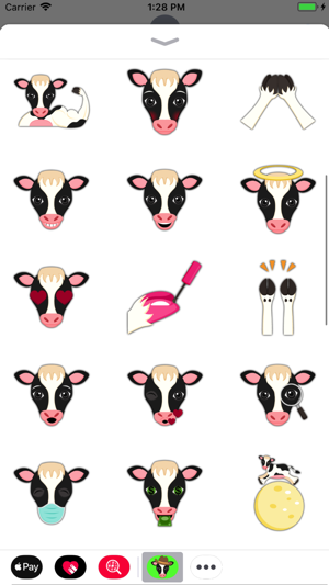 Black White Cow Emoji(圖3)-速報App
