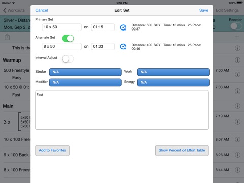 Workouts for Swim Coaches screenshot 3