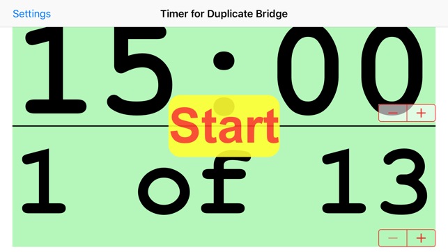 Timer for Duplicate Bridge(圖1)-速報App