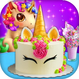 Unicorn Food Party Cake Slushy