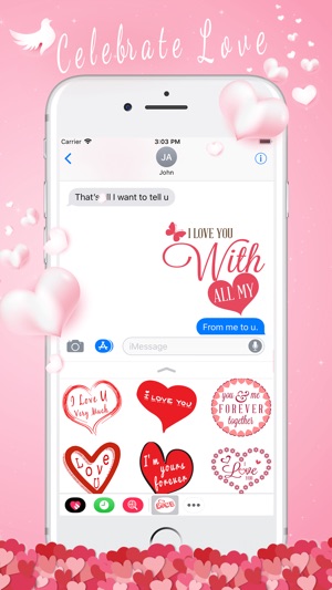 Valentine's Day Quote Stickers(圖5)-速報App