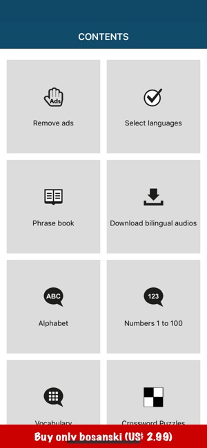 Learn Bosnian - 50 Languages(圖1)-速報App