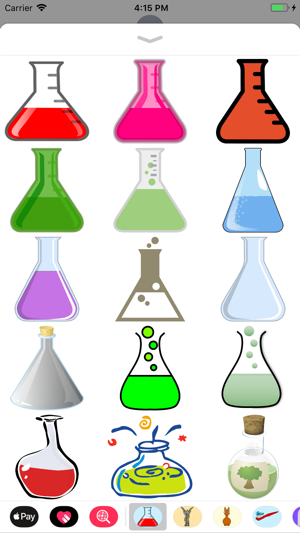 Beakers and Flasks Stickers