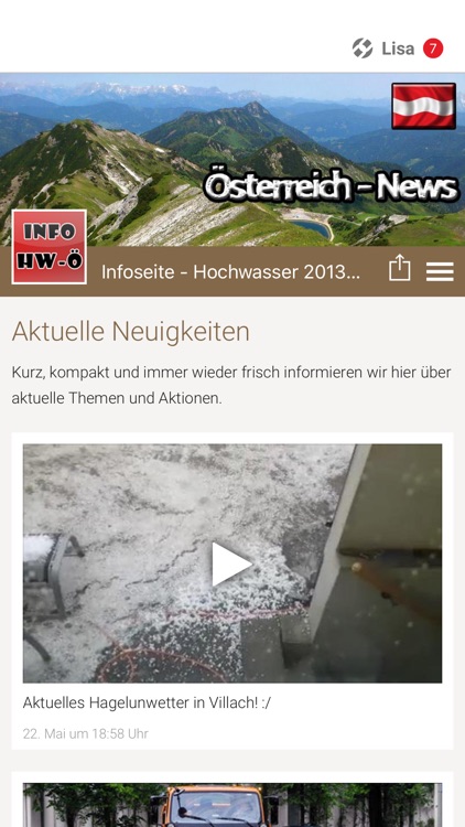 Hochwasser 2013 Österreich