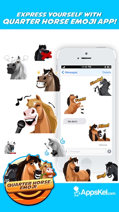 How to cancel & delete American Quarter-Horse Emoji from iphone & ipad 3