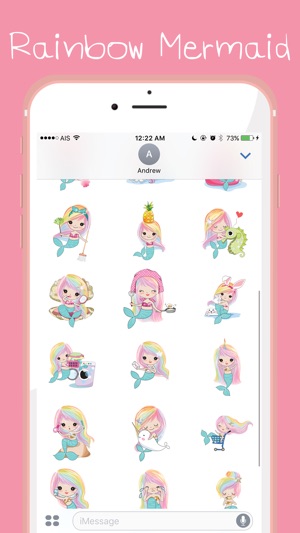 Little Rainbow Mermaid Sticker(圖2)-速報App