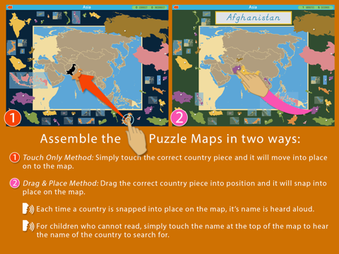 Asia - Montessori Geography - náhled