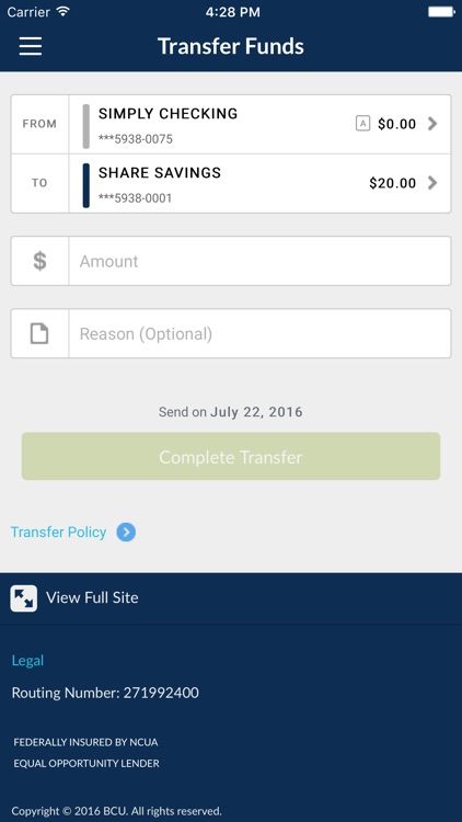 BCU Mobile Banking screenshot-3